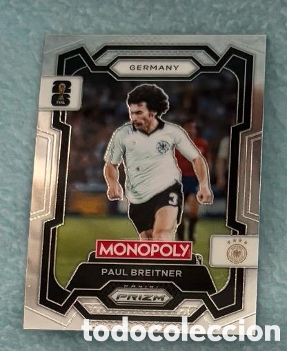 Coleccionismo cromos antiguos: PAUL BREITNER ALEMANIA Monopoly PRIZM FIFA WORLD CUP 2026