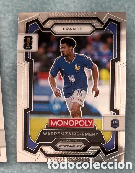 Coleccionismo cromos antiguos: ZAIRE EMERY FRANCIA Monopoly PRIZM FIFA WORLD CUP 2026