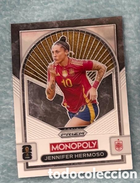 Coleccionismo cromos antiguos: JENNIFER HERMOSO ESPA&Ntilde;A Monopoly PRIZM FIFA WORLD CUP 2026
