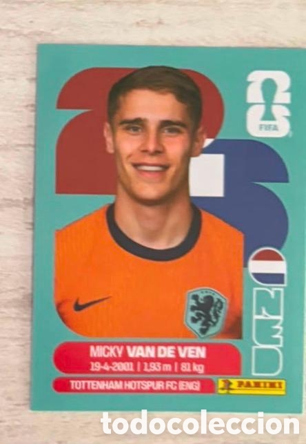 Coleccionismo cromos antiguos: Van de Ven Holanda CROMO FIFA WORLD CUP 2026 MUNDIAL STICKER PANINI
