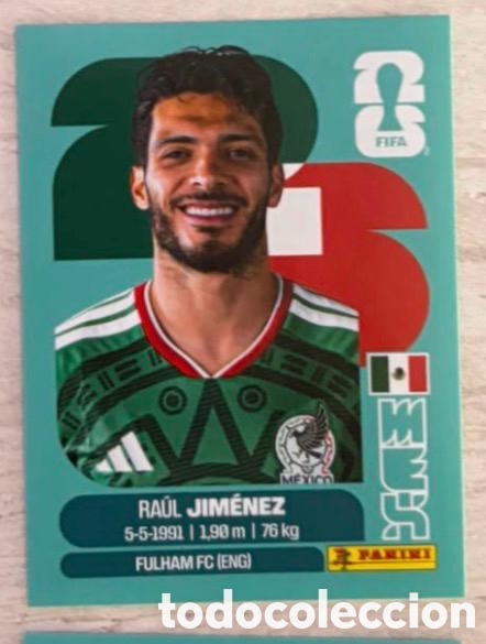 Coleccionismo cromos antiguos: Ra&uacute;l Jim&eacute;nez M&eacute;xico CROMO FIFA WORLD CUP 2026 MUNDIAL STICKER PANINI