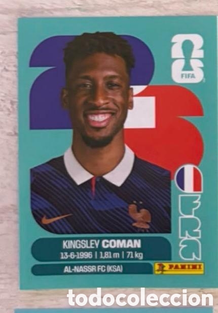 Coleccionismo cromos antiguos: Coman Francia CROMO FIFA WORLD CUP 2026 MUNDIAL STICKER PANINI