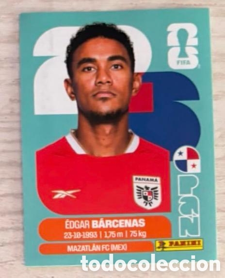 Coleccionismo cromos antiguos: Barcenas Panam&aacute; CROMO FIFA WORLD CUP 2026 MUNDIAL STICKER PANINI