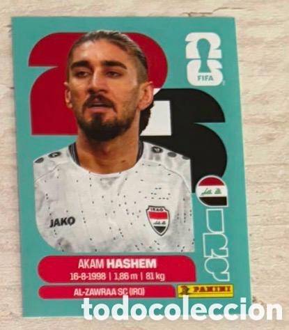 Coleccionismo cromos antiguos: Hashem Iraq CROMO FIFA WORLD CUP 2026 MUNDIAL STICKER PANINI