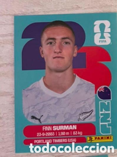 Coleccionismo cromos antiguos: Surman Nueva Zelanda CROMO FIFA WORLD CUP 2026 MUNDIAL STICKER PANINI