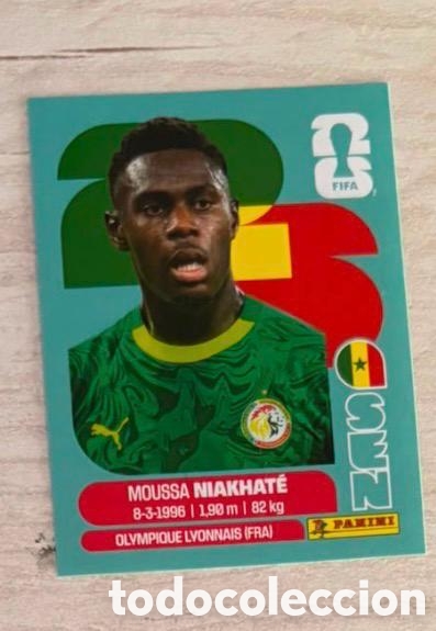 Coleccionismo cromos antiguos: Niakhate Senegal CROMO FIFA WORLD CUP 2026 MUNDIAL STICKER PANINI