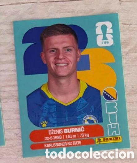 Coleccionismo cromos antiguos: Burnic Bosnia Herzegovina CROMO FIFA WORLD CUP 2026 MUNDIAL STICKER PANINI