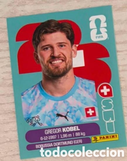 Coleccionismo cromos antiguos: Kobel Suiza CROMO FIFA WORLD CUP 2026 MUNDIAL STICKER PANINI