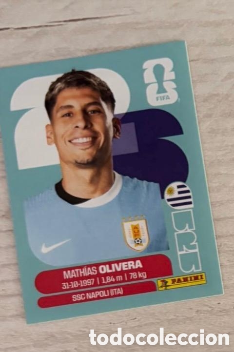 Coleccionismo cromos antiguos: Mathias Olivera Uruguay CROMO FIFA WORLD CUP 2026 MUNDIAL STICKER PANINI