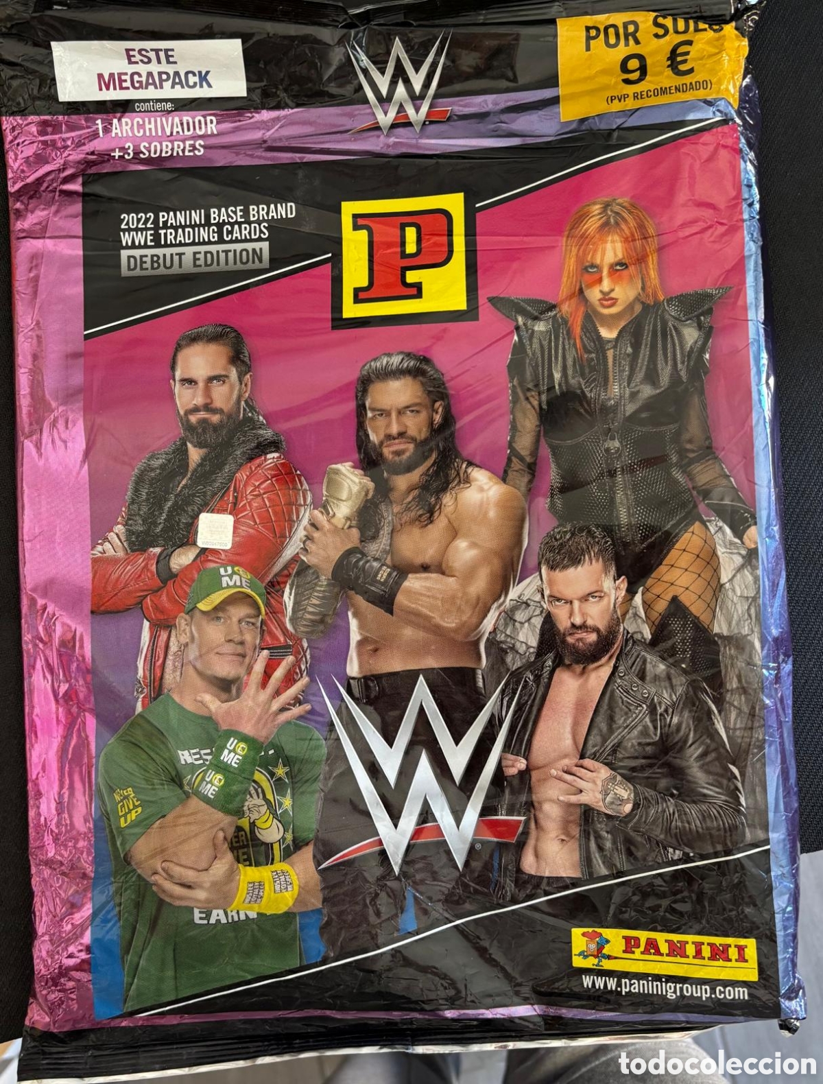 Coleccionismo cromos antiguos: Megapack Panini WWE Debut Edition pressing catch