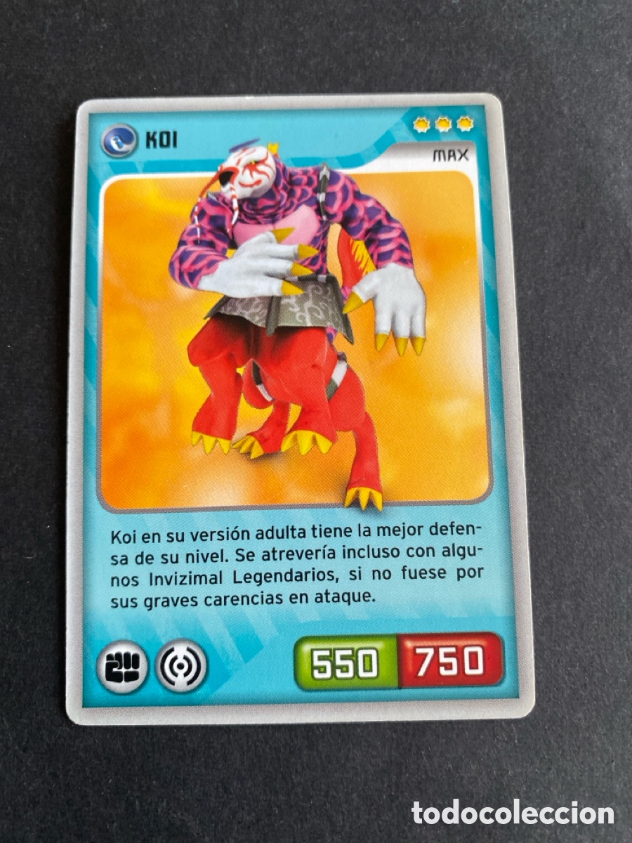Coleccionismo cromos antiguos: Cromo carta Invizimals desaf&iacute;o oculto N* 216