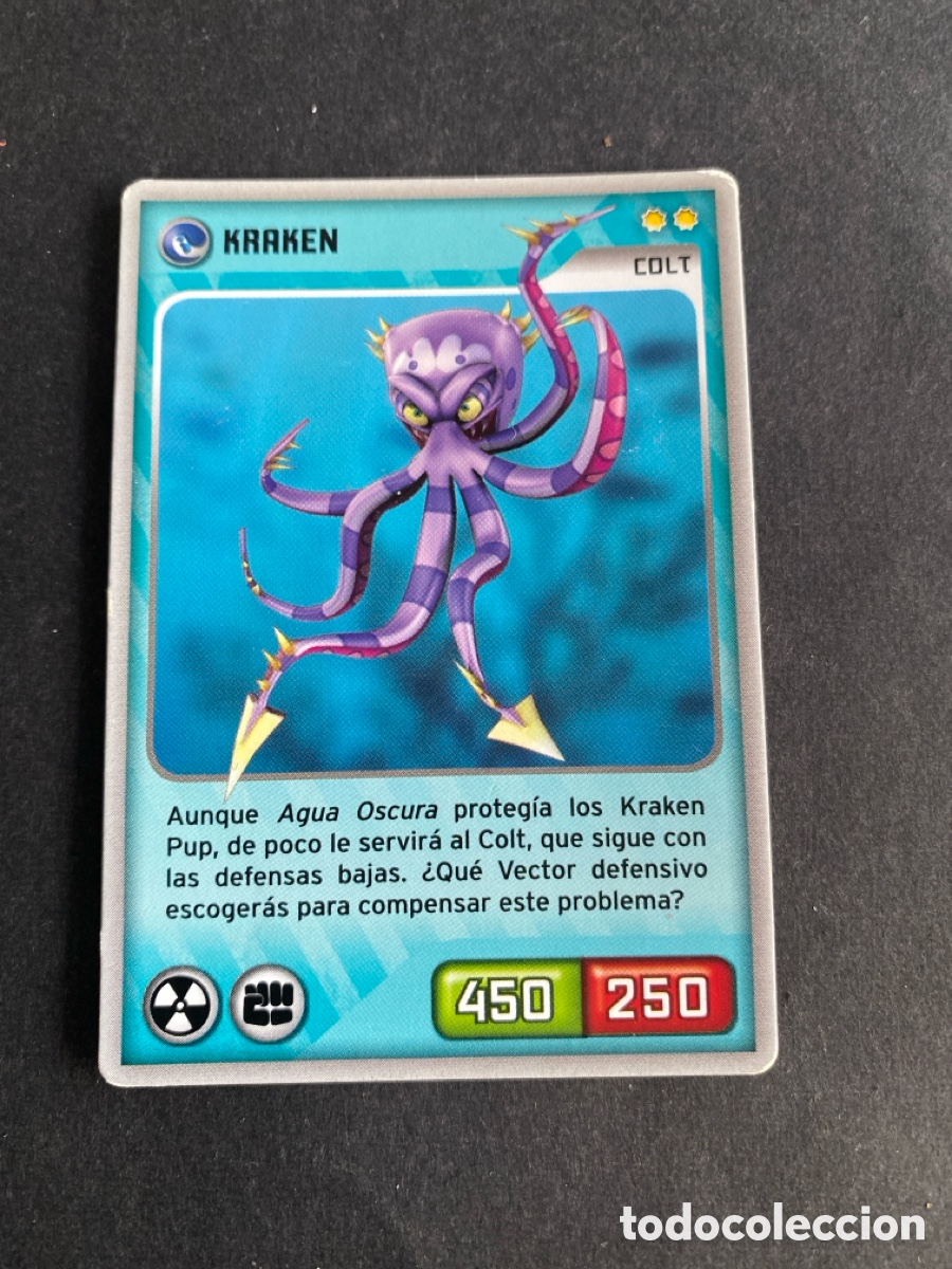 Coleccionismo cromos antiguos: Cromo carta Invizimals desaf&iacute;o oculto N* 218