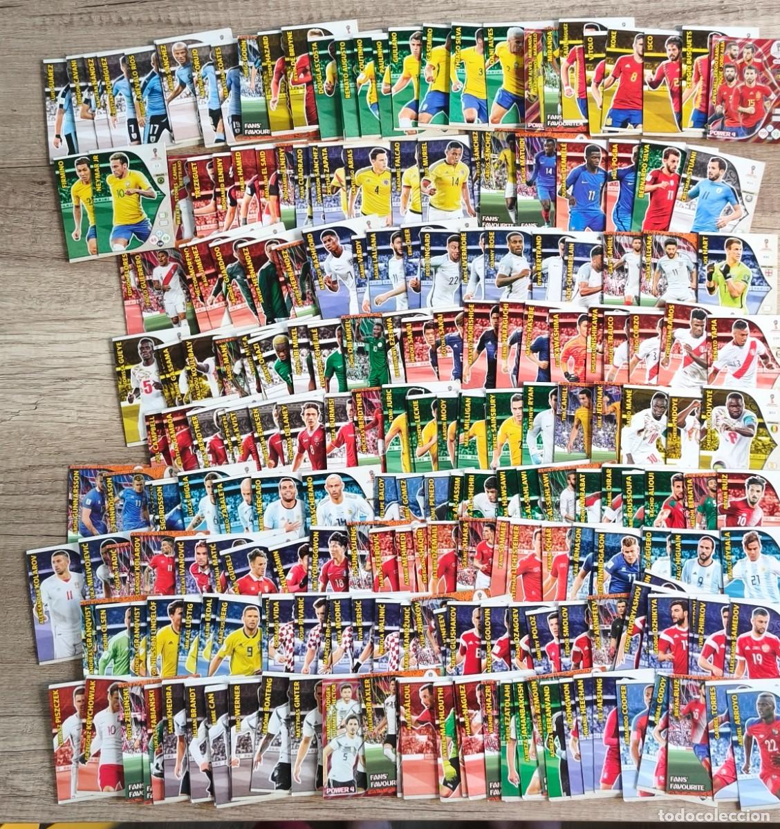 Coleccionismo cromos antiguos: rusia 2018 fifa world cup adrenalyn contiene 230 cromos