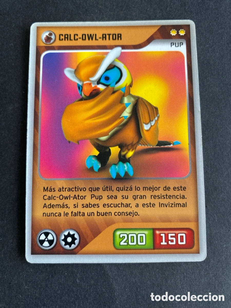 Coleccionismo cromos antiguos: Cromo carta Invizimals desaf&iacute;o oculto N* 262