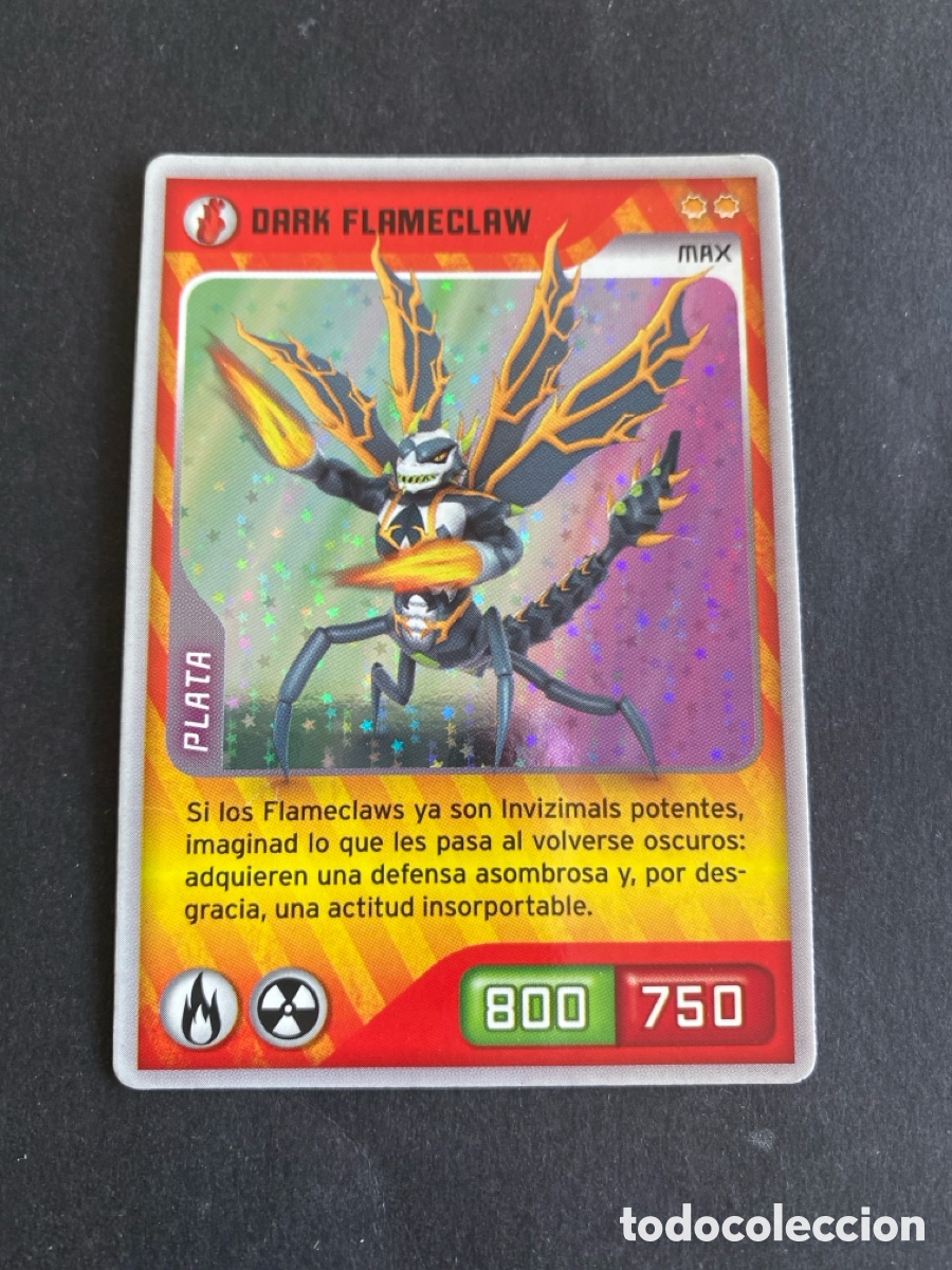 Coleccionismo cromos antiguos: Cromo carta Invizimals desaf&iacute;o oculto N* 307