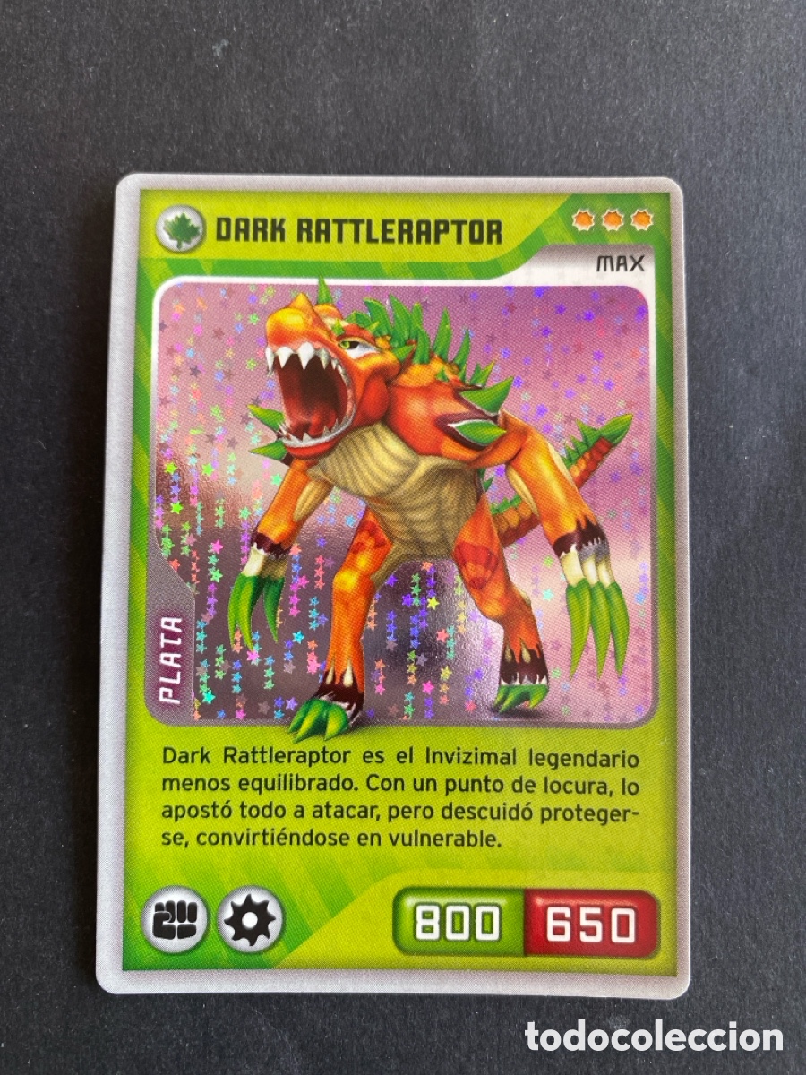 Coleccionismo cromos antiguos: Cromo carta Invizimals desaf&iacute;o oculto N* 313