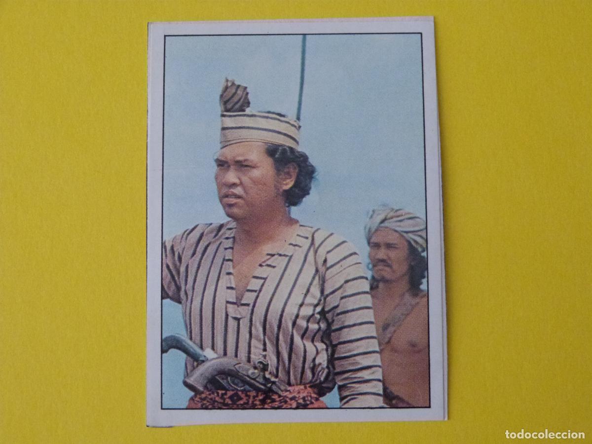 Coleccionismo cromos antiguos: CROMO SANDOKAN RECORTADO N&ordm; 65 A&Ntilde;O 1976 ALBUM SANDOKAN FIGURINE PANINI