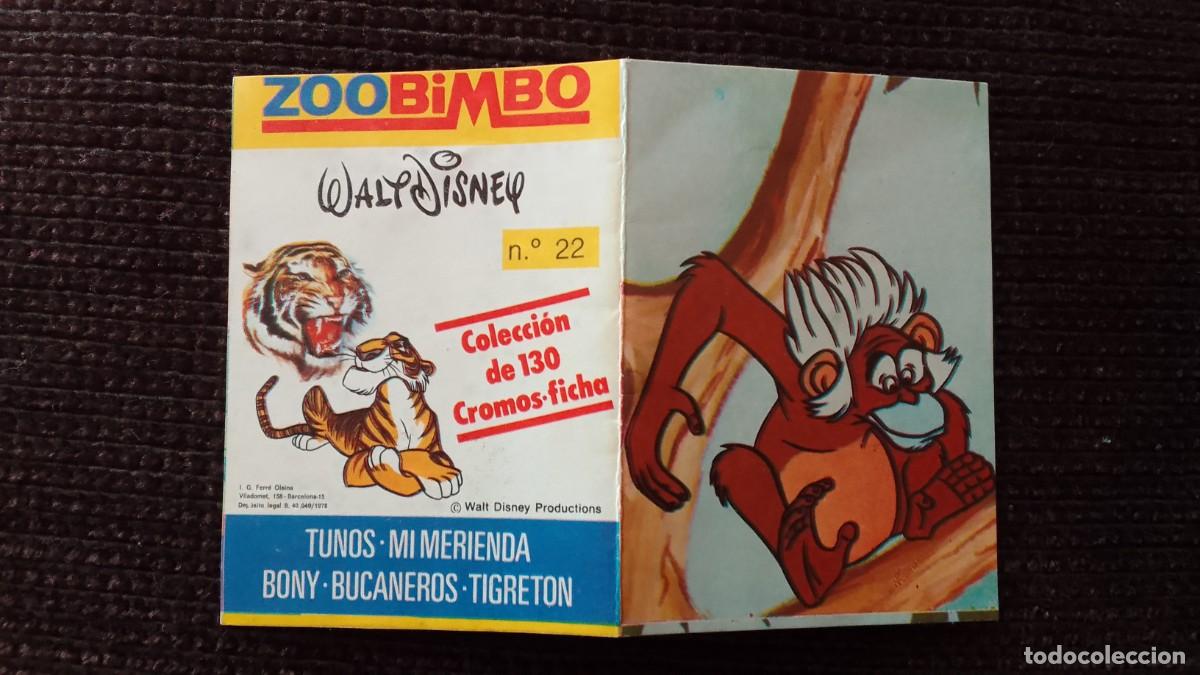 Coleccionismo cromos antiguos: CROMO ZOOBIMBO. 22. MACACO SILENO. BIMBO. WALT DISNEY.