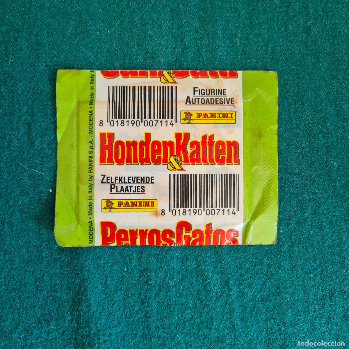 Coleccionismo cromos antiguos: 1 SOBRE PANINI CANI Y GATTI - Foto 2