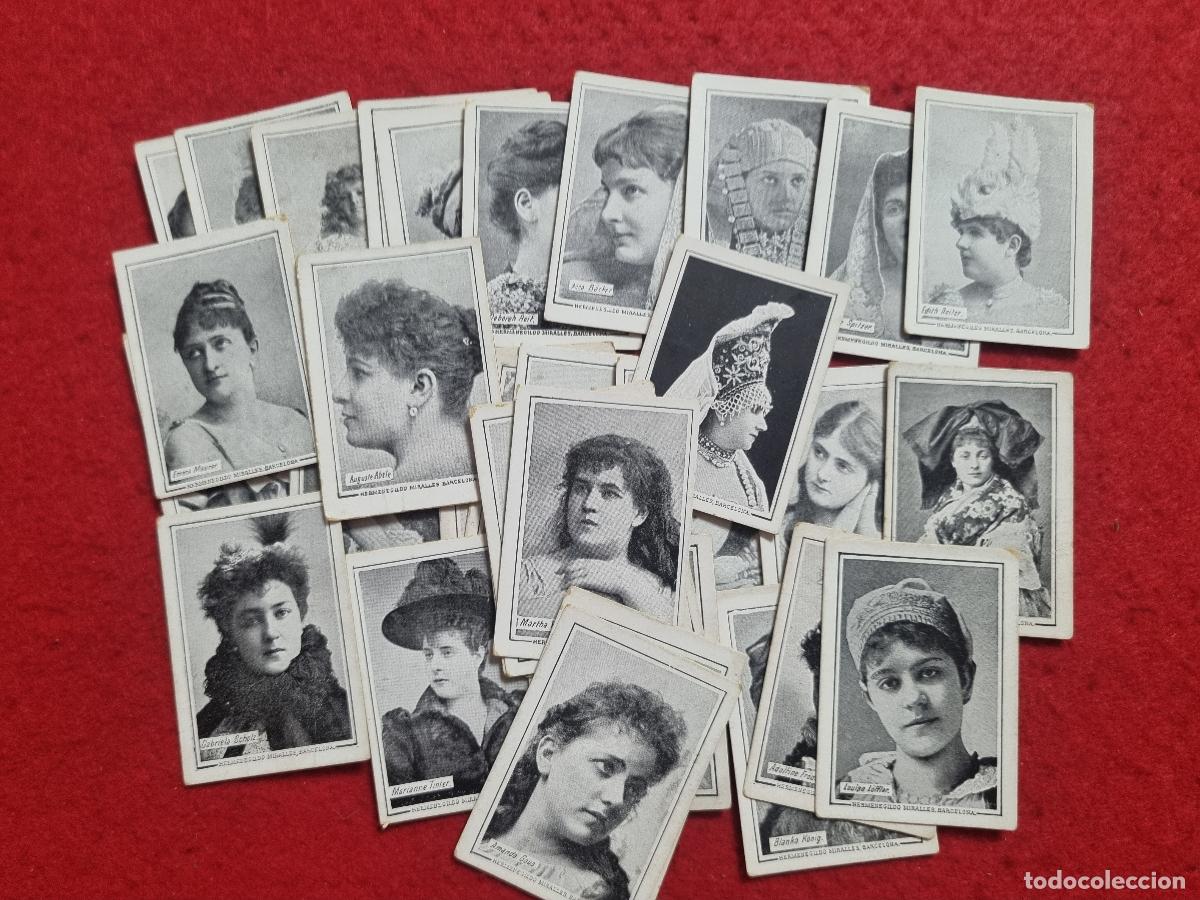 Coleccionismo cromos antiguos: LOTE DE 33 CROMOS MUY ANTIGUOS COMPA&Ntilde;IA TABACOS DE FILIPINAS ARTISTAS HERMENEGILDO MIRALLES L33