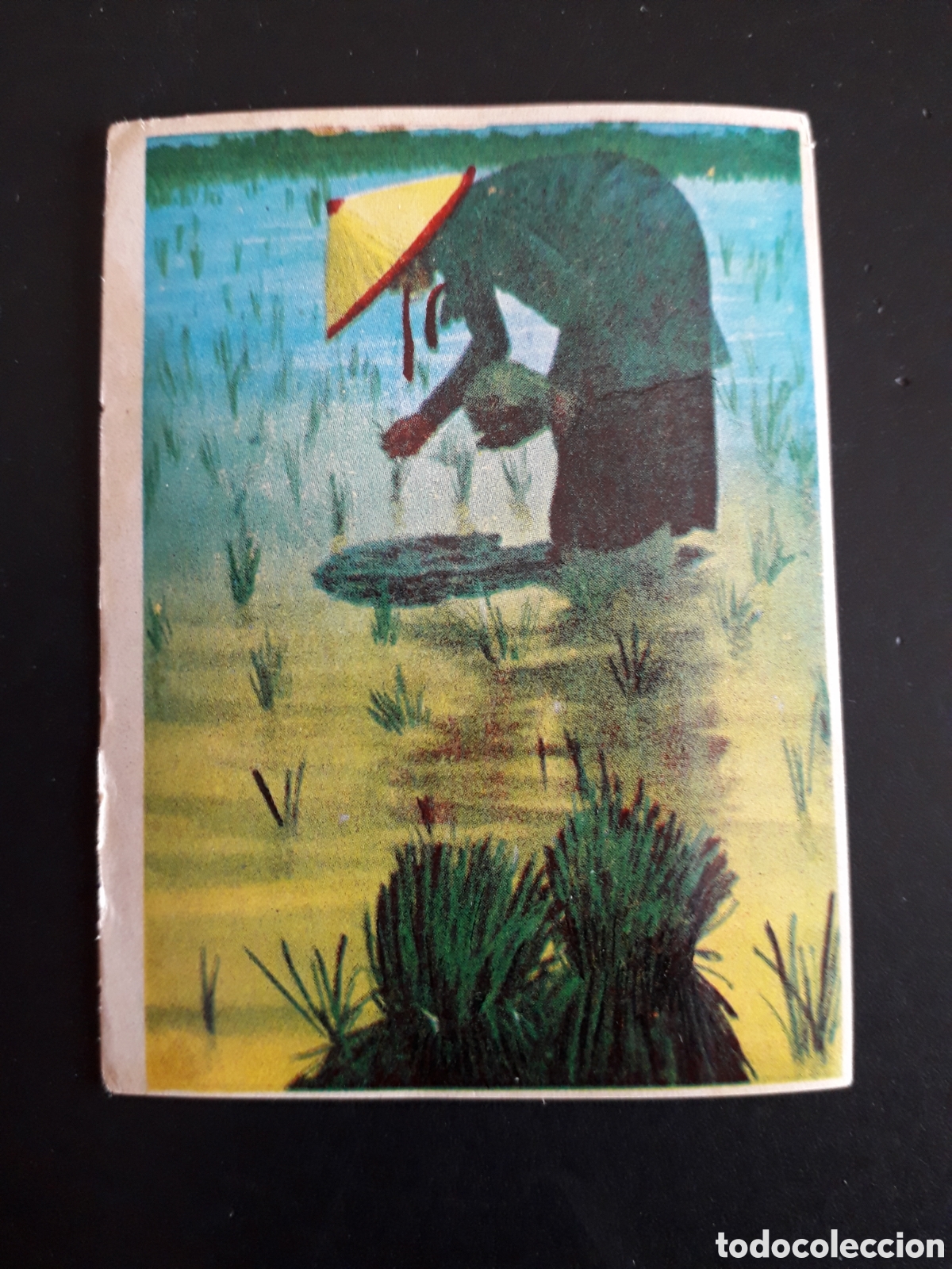 Coleccionismo cromos antiguos: ARROZ, VIETNAM, LA VUELTA AL MUNDO CON BIMBO 1966 N&deg; 134 SIN PEGAR, PEDIDO M&Iacute;NIMO 3&euro;