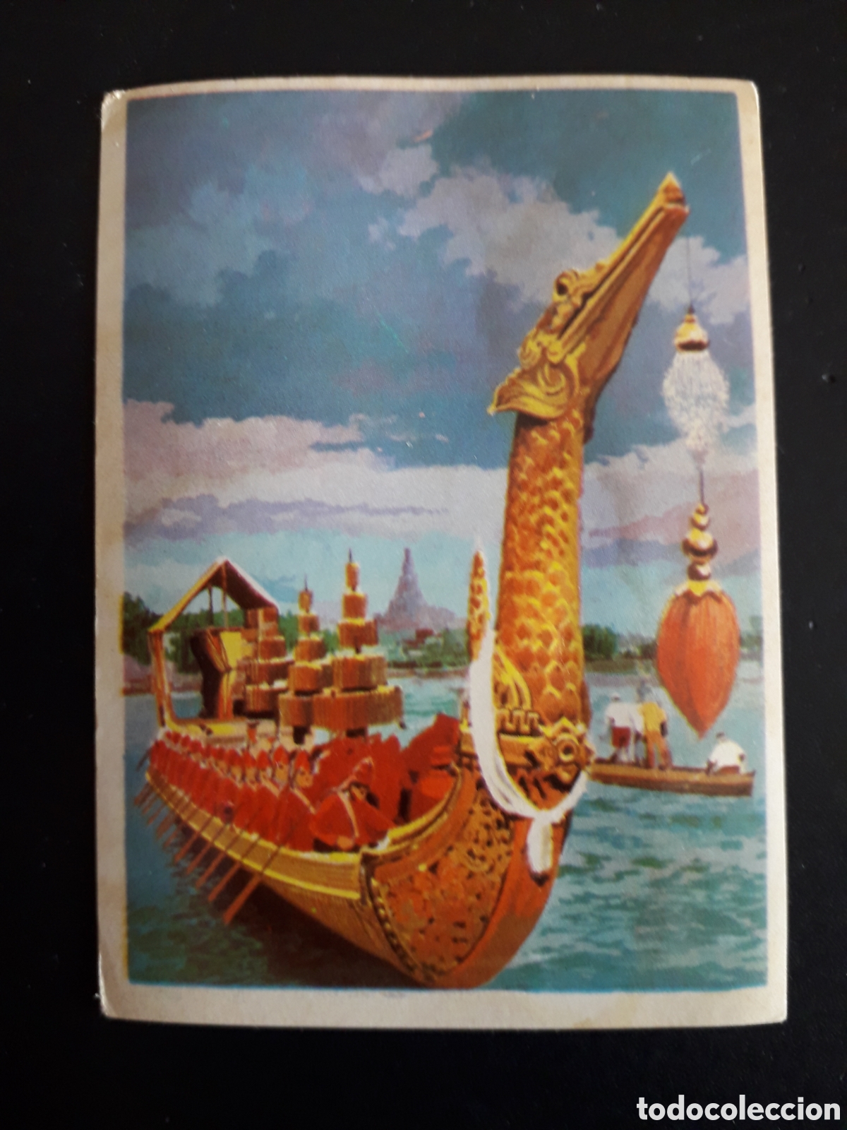 Coleccionismo cromos antiguos: BARCA DE ORO, BANGKOK, LA VUELTA AL MUNDO CON BIMBO 1966 N&deg; 137 SIN PEGAR, PEDIDO M&Iacute;NIMO 3&euro;