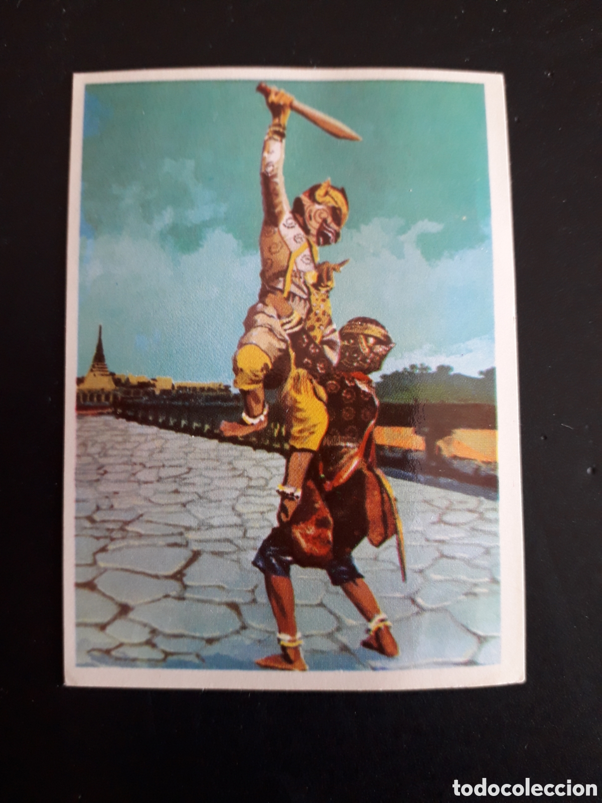 Coleccionismo cromos antiguos: DANZA, TAILANDIA, LA VUELTA AL MUNDO CON BIMBO 1966 N&deg; 138 SIN PEGAR, PEDIDO M&Iacute;NIMO 3&euro;