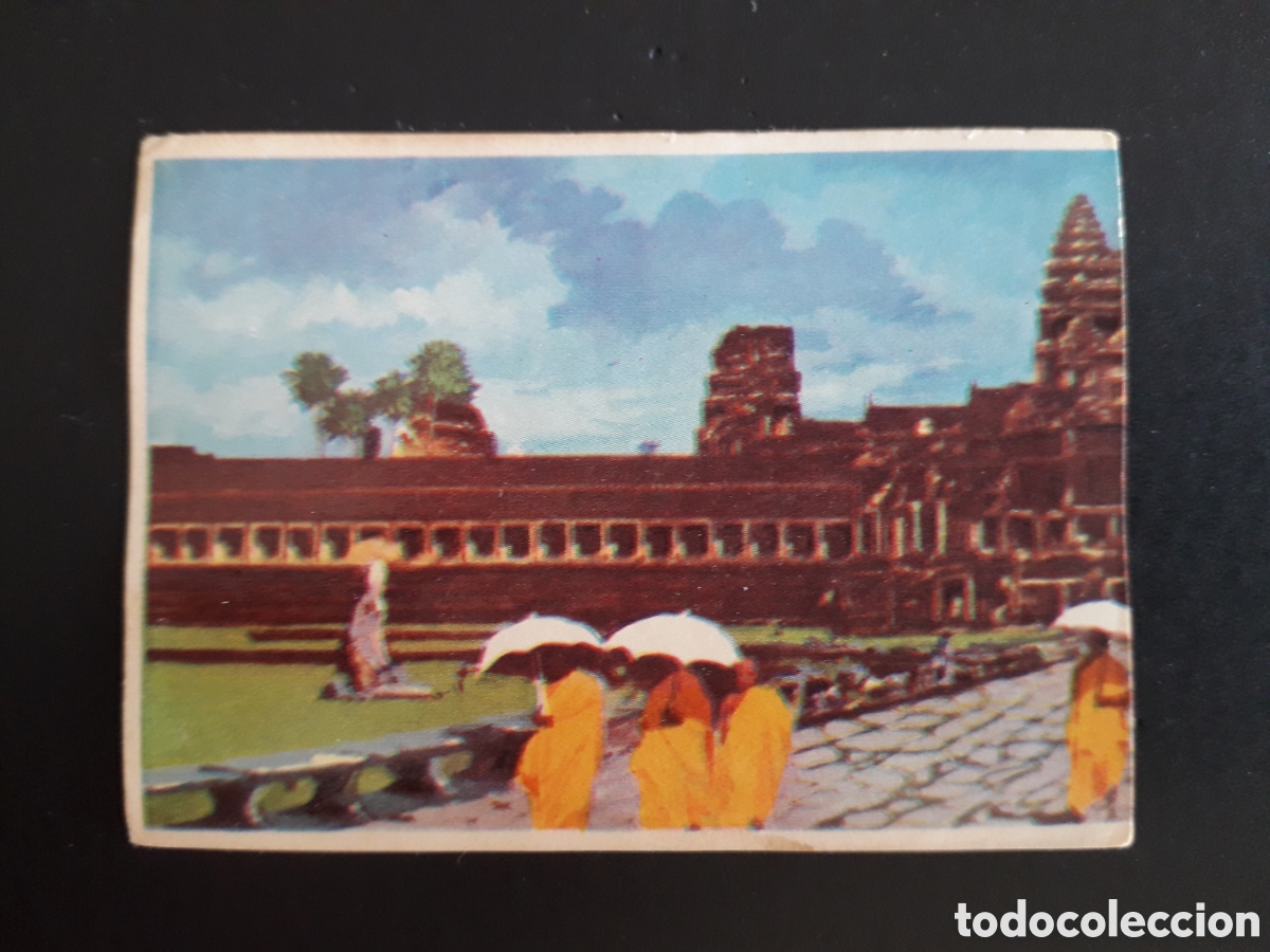 Coleccionismo cromos antiguos: ANGKOR, LA VUELTA AL MUNDO CON BIMBO 1966 N&deg; 141 SIN PEGAR, PEDIDO M&Iacute;NIMO 3&euro;