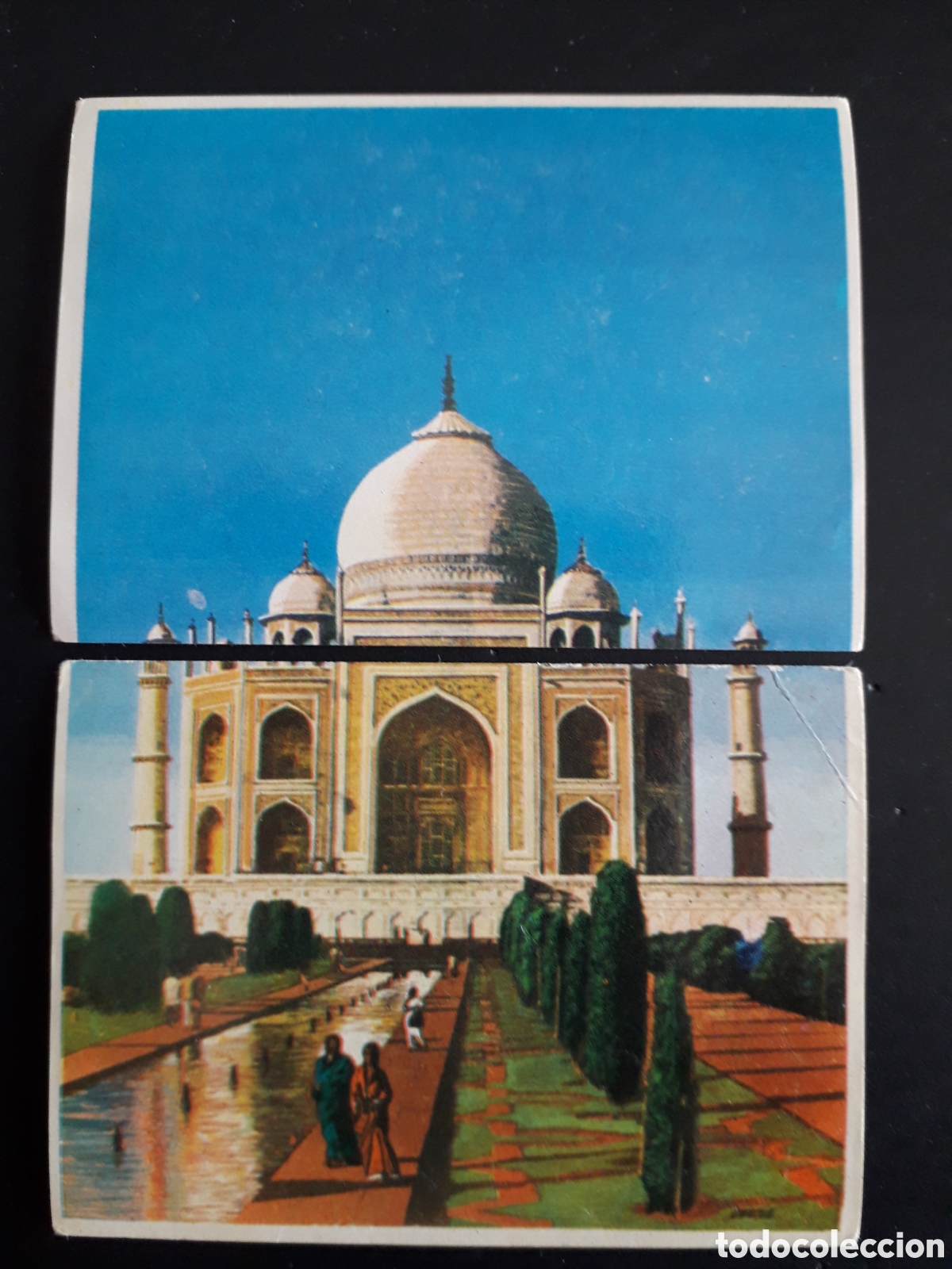 Coleccionismo cromos antiguos: TAJ MAHAL, INDIA, LA VUELTA AL MUNDO CON BIMBO 1966 N&deg; 152 Y 154 SIN PEGAR, PEDIDO M&Iacute;NIMO 3&euro;