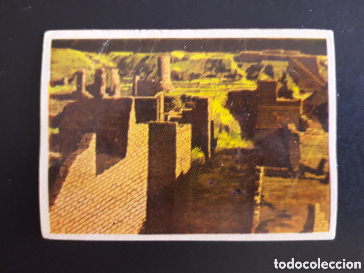 Coleccionismo cromos antiguos: RUINAS DE BABILONIA, LA VUELTA AL MUNDO CON BIMBO 1966 N&deg; 166 SIN PEGAR, PEDIDO M&Iacute;NIMO 3&euro;