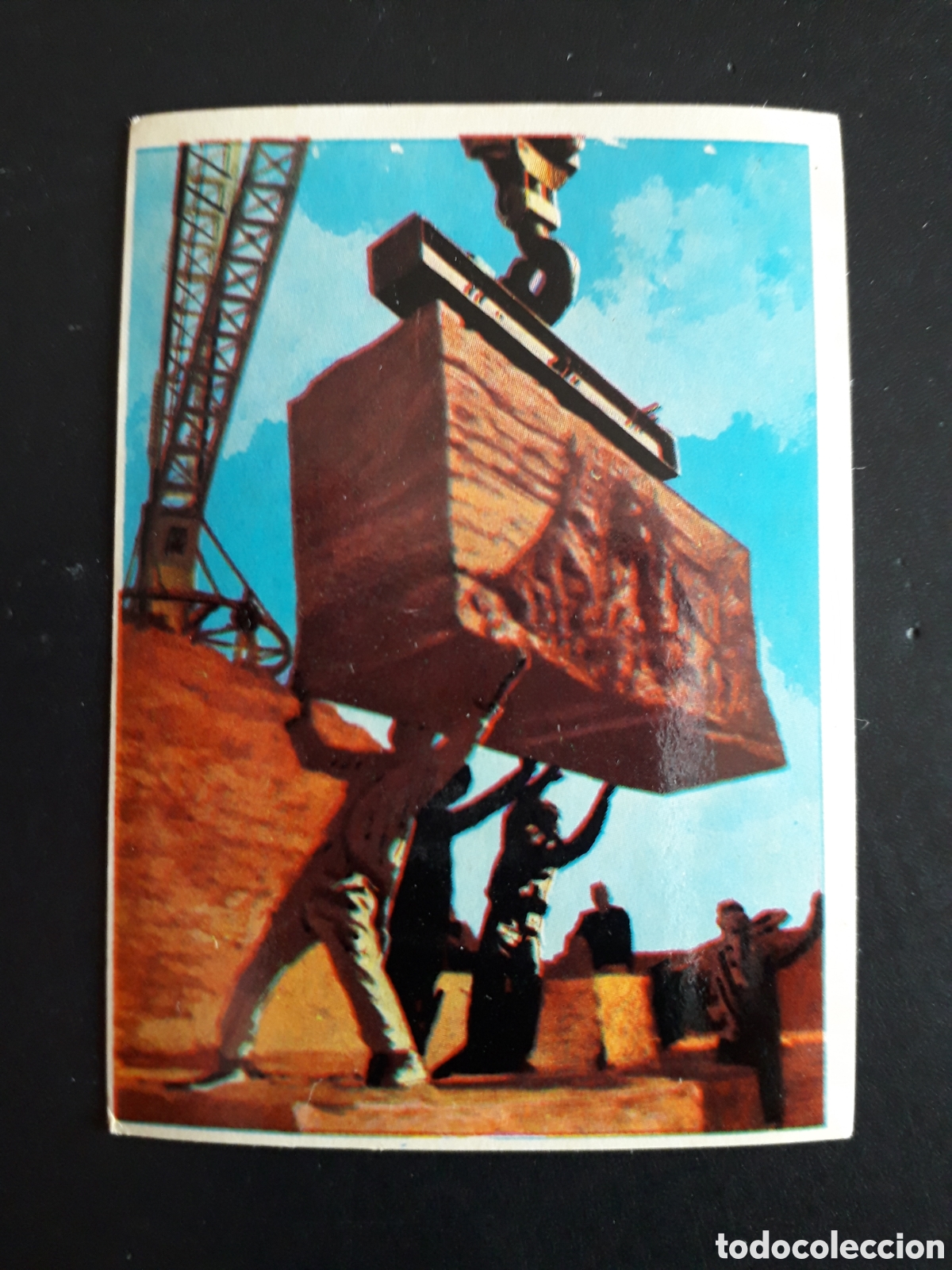 Coleccionismo cromos antiguos: ABU-SIMBEL, EGIPTO, LA VUELTA AL MUNDO CON BIMBO 1966 N&deg; 177 SIN PEGAR, PEDIDO M&Iacute;NIMO 3&euro;