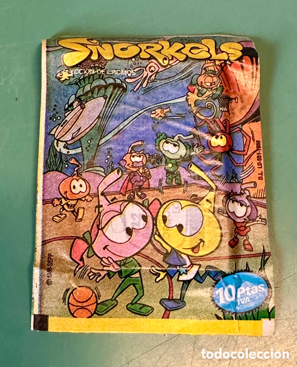 Coleccionismo cromos antiguos: 20 SOBRES CROMOS SNORKELS. EDICIONES ESTE. SIN ABRIR.