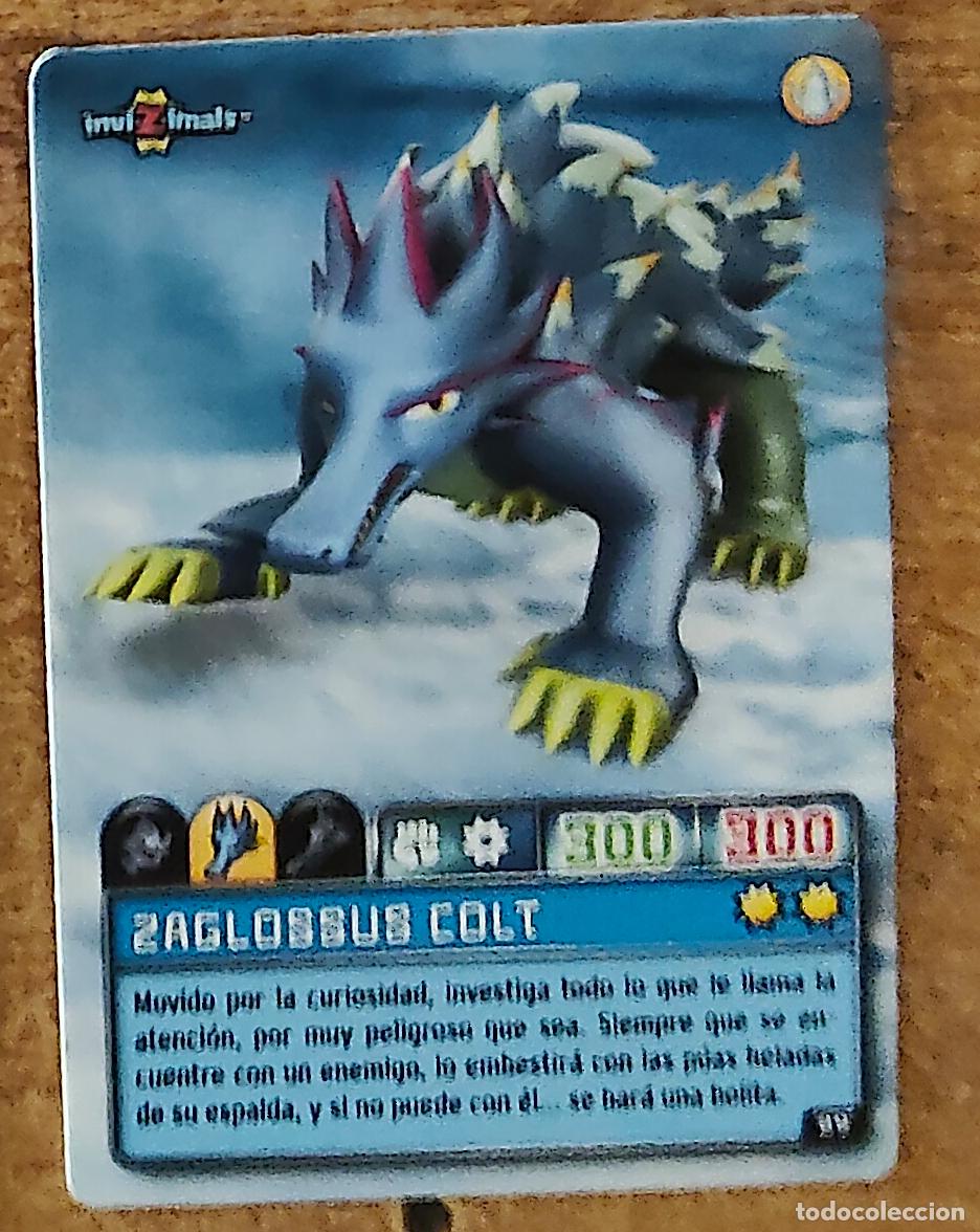 Coleccionismo cromos antiguos: Invizimals, de Panini. Zaglossus - Colt. Trading card n&ordm; 83.