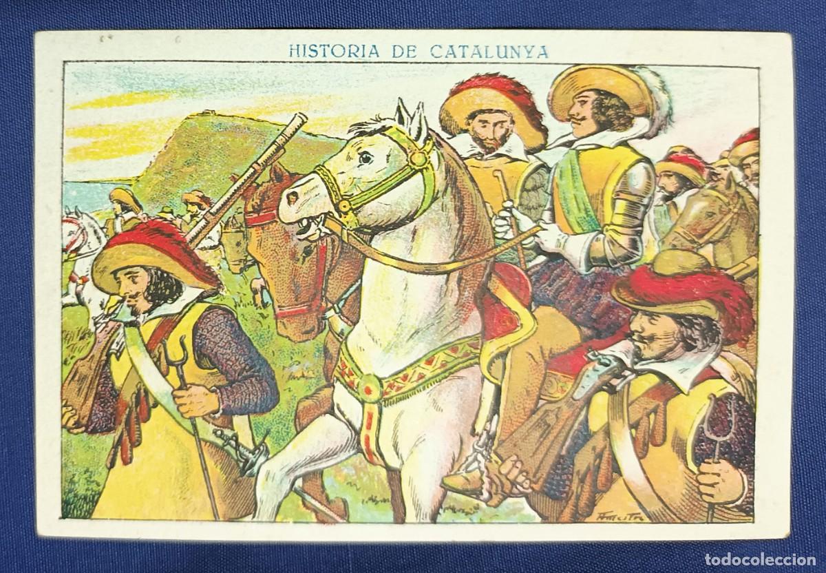 Coleccionismo cromos antiguos: CROMO HISTORIA DE CATALUNYA N&ordm; 76.XOCOLATA JUNCOSA JUNCOSA