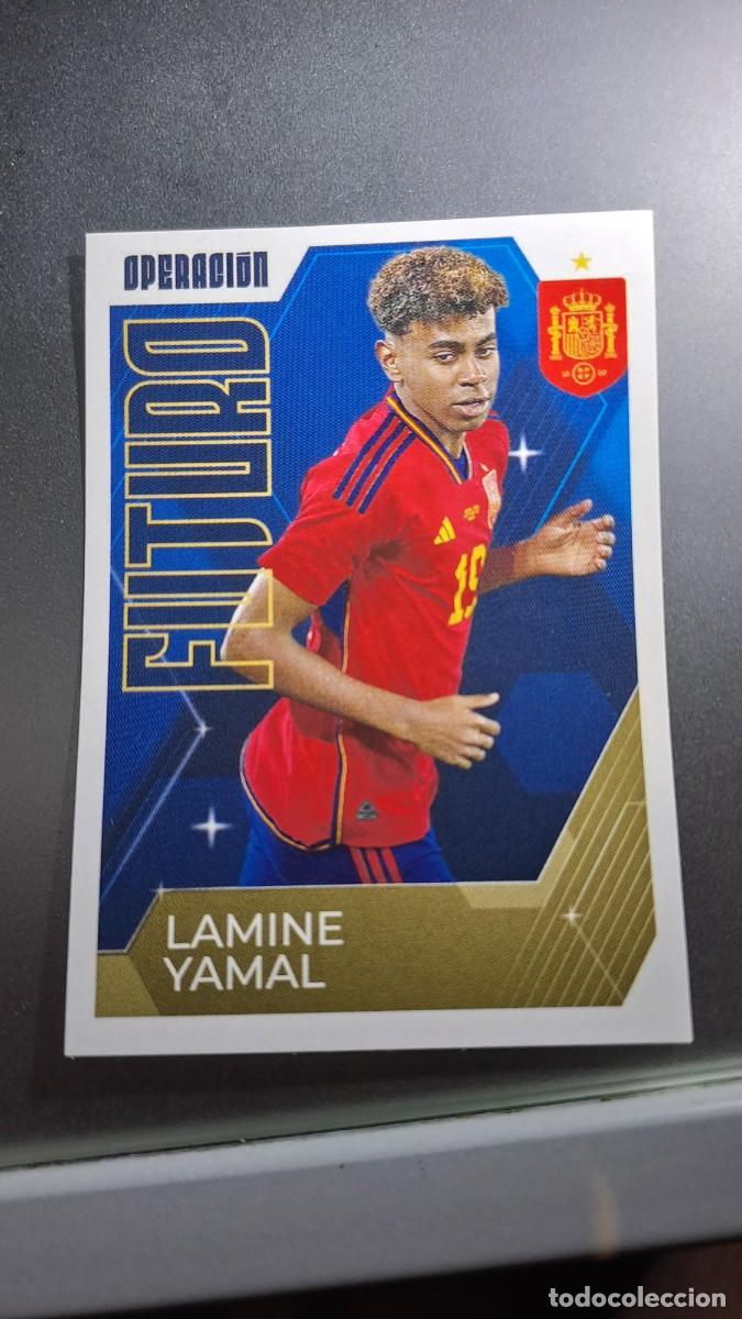 Coleccionismo cromos antiguos: CROMO 69 LAMINE YAMAL 69 FUTURO VAMOS SELECCION 69 SELECCION ESPA&Ntilde;OLA ESPA&Ntilde;A EURO 2024 CARREFOUR NUN