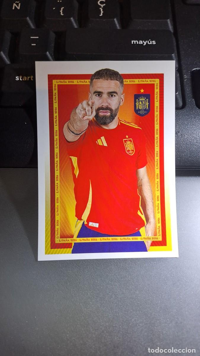 Coleccionismo cromos antiguos: CROMO CARVAJAL 15 ESPA&Ntilde;A 2026 26 MUNDIAL SELECCION ESPA&Ntilde;OLA CARREFOUR PANINI NUNCA PEGADO