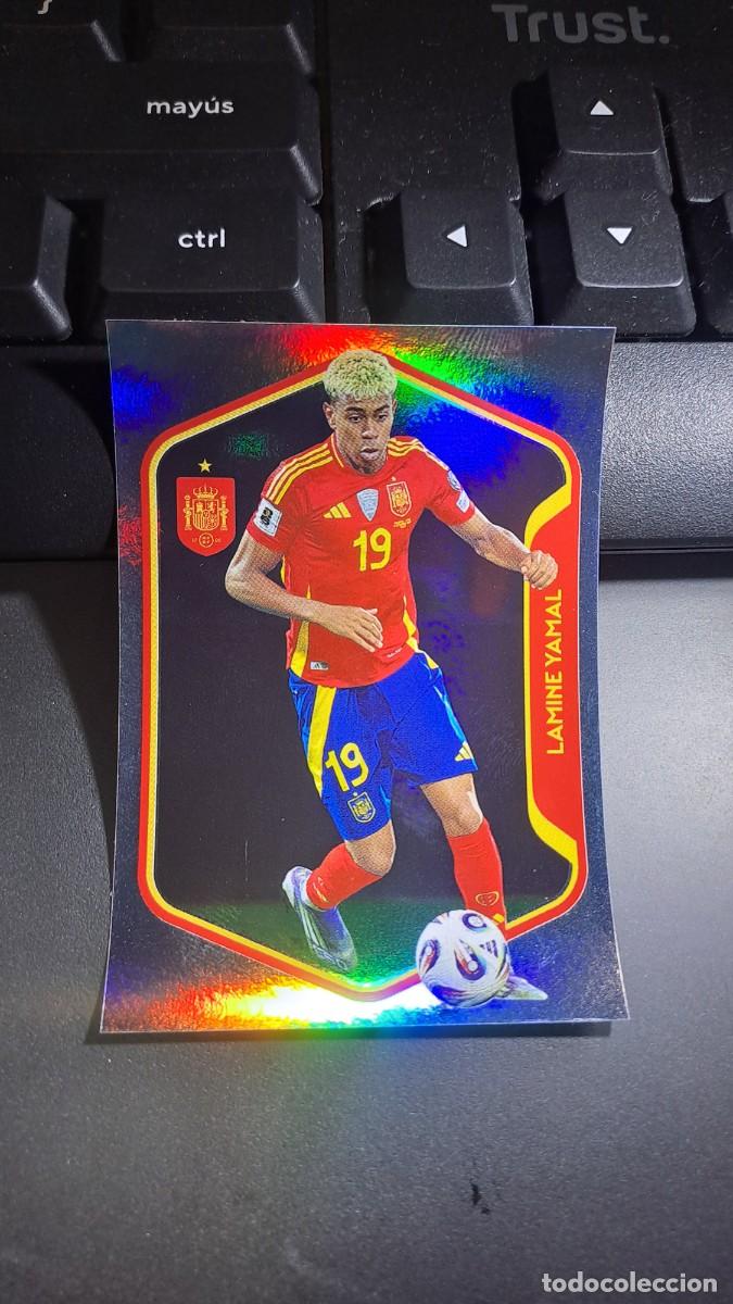 Coleccionismo cromos antiguos: CROMO LAMINE YAMAL 50 ESPA&Ntilde;A 2026 26 MUNDIAL SELECCION ESPA&Ntilde;OLA CARREFOUR PANINI NUNCA PEGADO