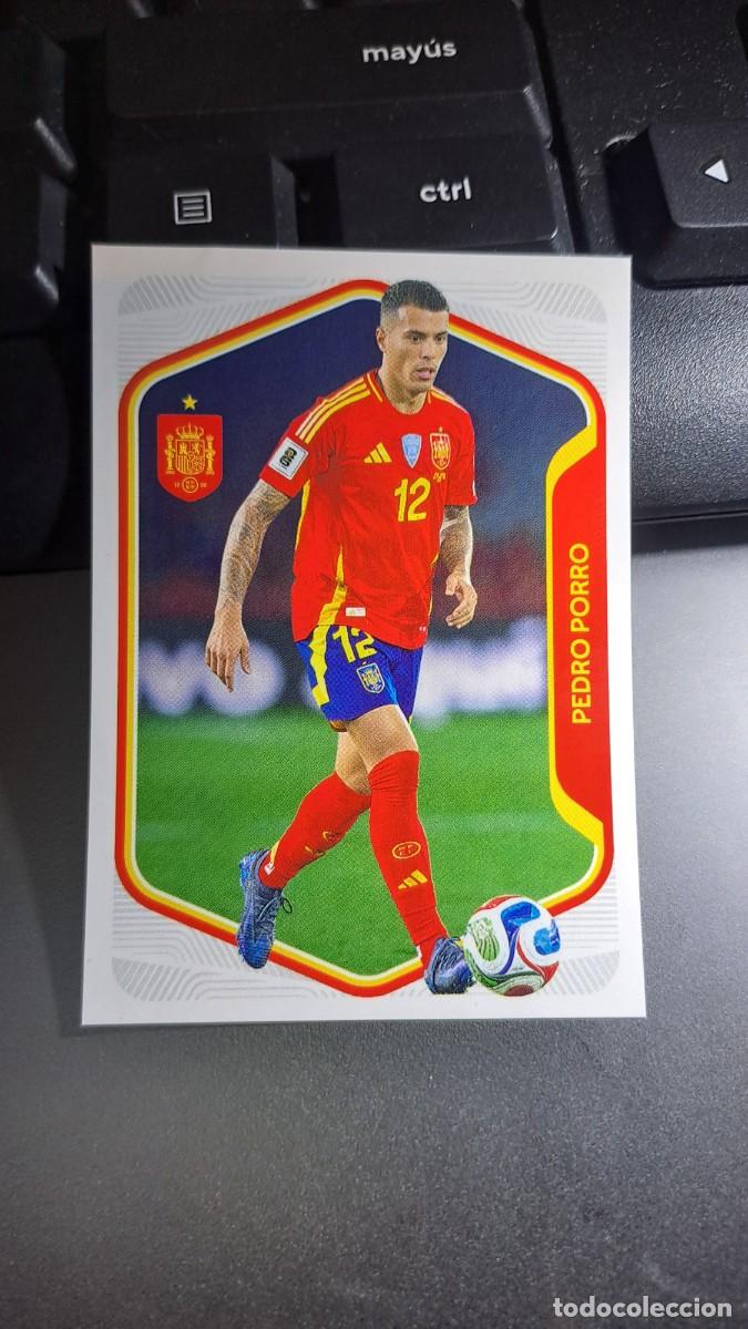 Coleccionismo cromos antiguos: CROMO PEDRO PORRO 14 ESPA&Ntilde;A 2026 26 MUNDIAL SELECCION ESPA&Ntilde;OLA CARREFOUR PANINI NUNCA PEGADO