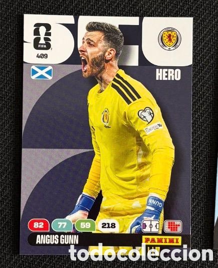 Coleccionismo cromos antiguos: 409 ANGUS GUNN ESCOCIA FIFA WORLD CUP MUNDIAL 2026
