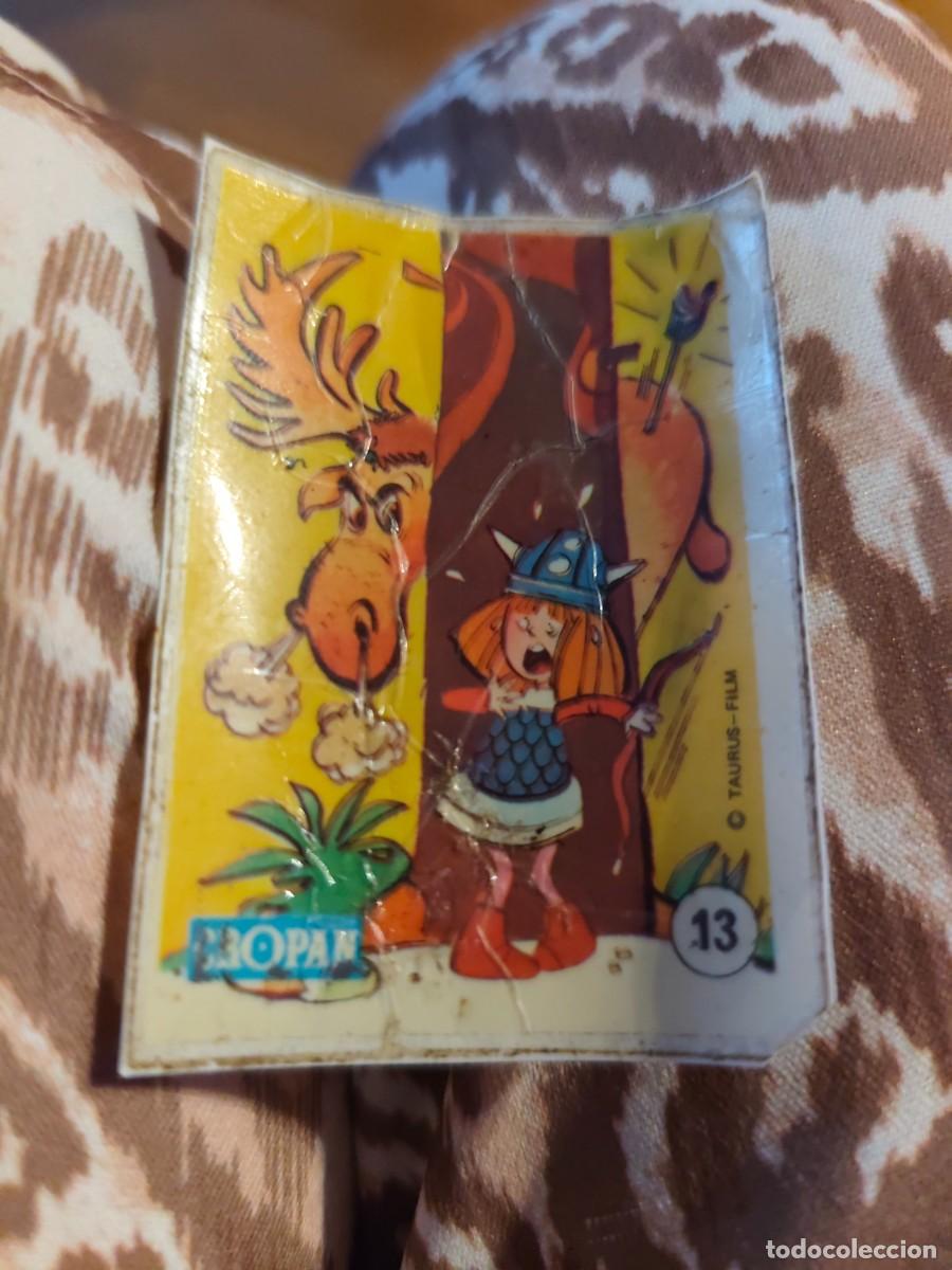 Coleccionismo cromos antiguos: Cropan &aacute;lbum vicky el vikingo cromo pl&aacute;stico n&uacute;mero 13 a&ntilde;os 70 muy dif&iacute;cil