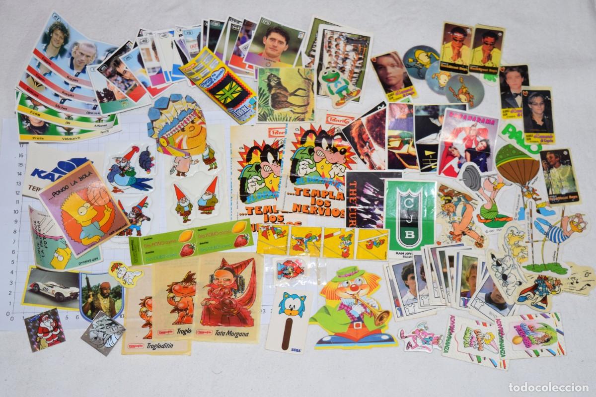 Coleccionismo cromos antiguos: Gran lote cromos antiguos / BOLLYCAO, MATUTANO, PHOSKITOS, DONUTS, PANRICO y m&aacute;s... - &iexcl;Mira fotos!