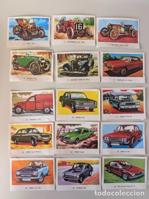 Coleccionismo cromos antiguos: LOTE CROMOS DE AUTOMOVILES MAGA EDITADOS EN LOS A&Ntilde;OS 60-70 EN MAGA (MALAGA)