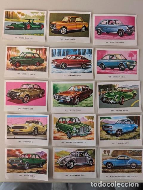 Coleccionismo cromos antiguos: LOTE CROMOS DE AUTOMOVILES MAGA EDITADOS EN LOS A&Ntilde;OS 60-70 EN MAGA (MALAGA)