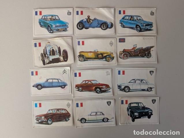 Coleccionismo cromos antiguos: LOTE CROMOS DE FRANCIA DEL MUNDO DEL AUTOMOVIL BRUGUERA EDITADOS EN 1970 EN BARCELONA
