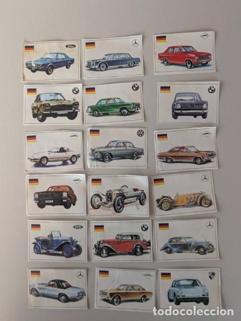 Coleccionismo cromos antiguos: LOTE CROMOS ALEMANIA DEL MUNDO DEL AUTOMOVIL BRUGUERA EDITADOS EN 1970 EN BARCELONA