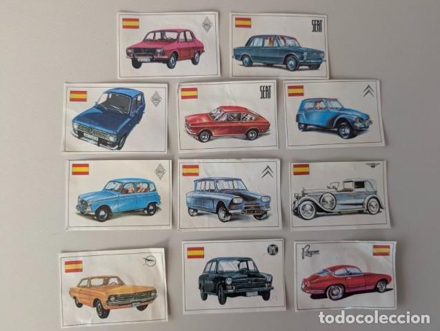 Coleccionismo cromos antiguos: LOTE CROMOS ESPA&Ntilde;A DEL MUNDO DEL AUTOMOVIL BRUGUERA EDITADOS EN 1970 EN BARCELONA