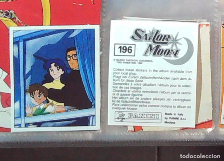 Coleccionismo cromos antiguos: SAILOR MOON PANINI NUNCA PEGADO N 196
