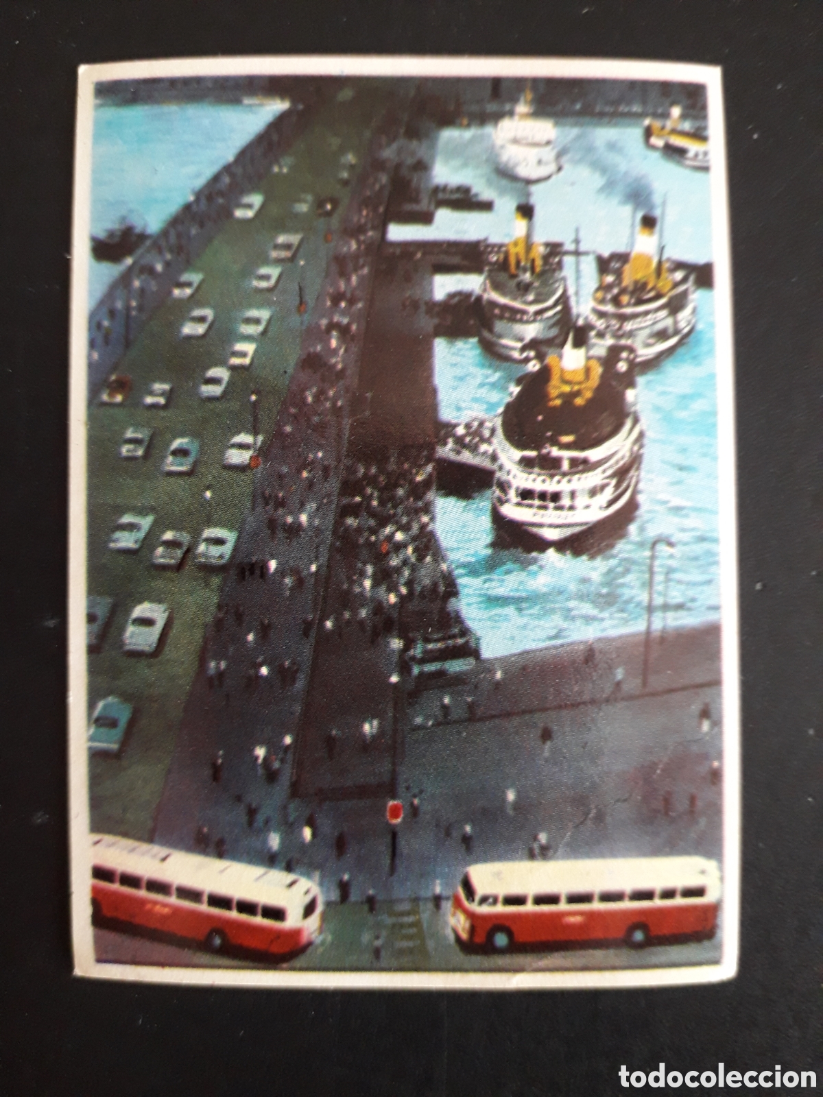 Coleccionismo cromos antiguos: PUENTE SOBRE EL B&Oacute;SFORO, TURQU&Iacute;A, LA VUELTA AL MUNDO CON BIMBO 1966 N&deg; 198 SIN PEG, PEDIDO M&Iacute;NIMO 3&euro;