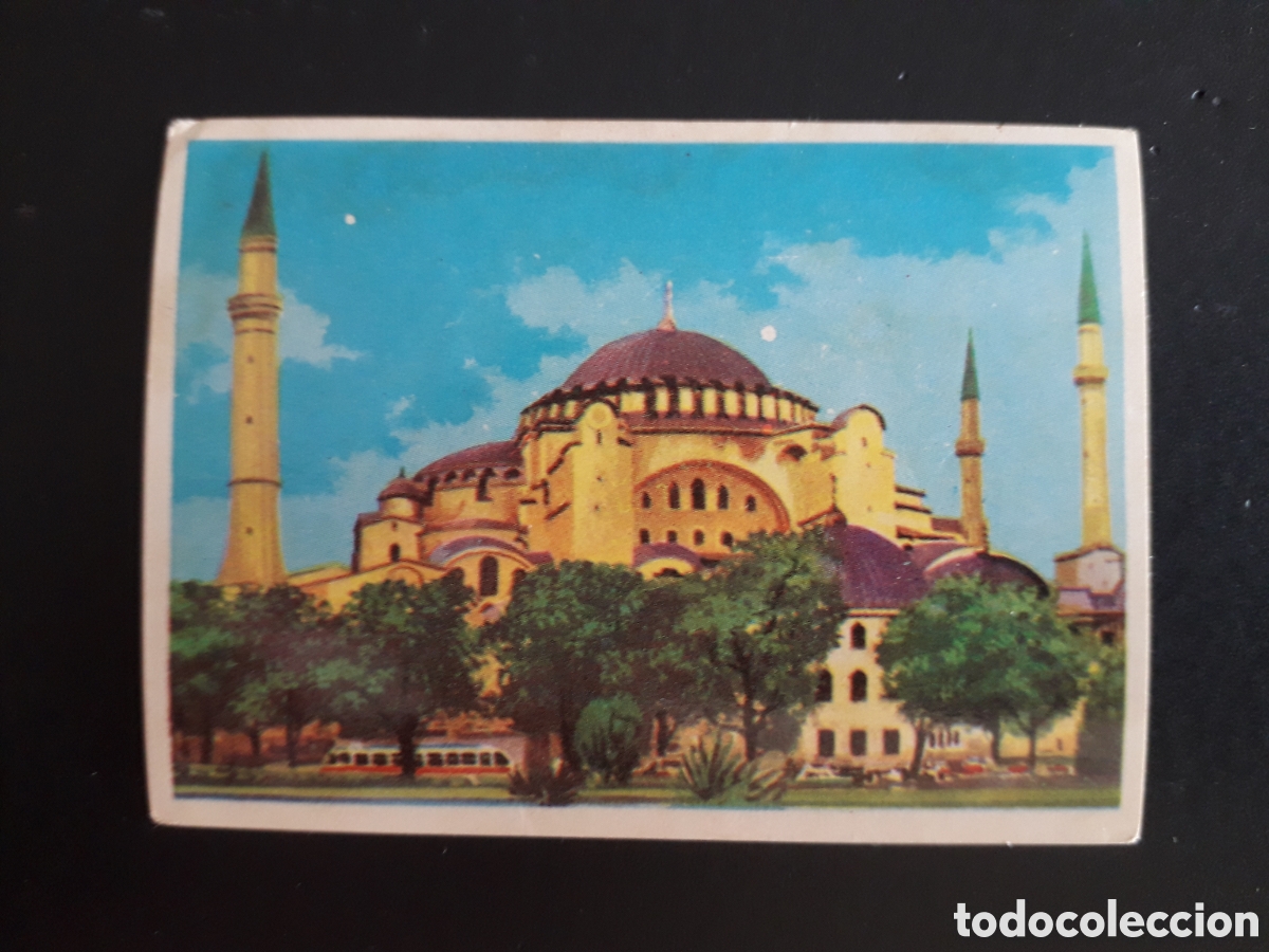Coleccionismo cromos antiguos: SANTA SOF&Iacute;A, ESTAMBUL, TURQU&Iacute;A, LA VUELTA AL MUNDO CON BIMBO 1966 N&deg; 199 SIN PEGAR, PEDIDO M&Iacute;NIMO 3&euro;