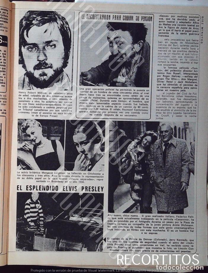Collezionismo Figurine antiche: federico fellini casanova annie dichmann el coche que le regalo elvis presley a jerry kennedy